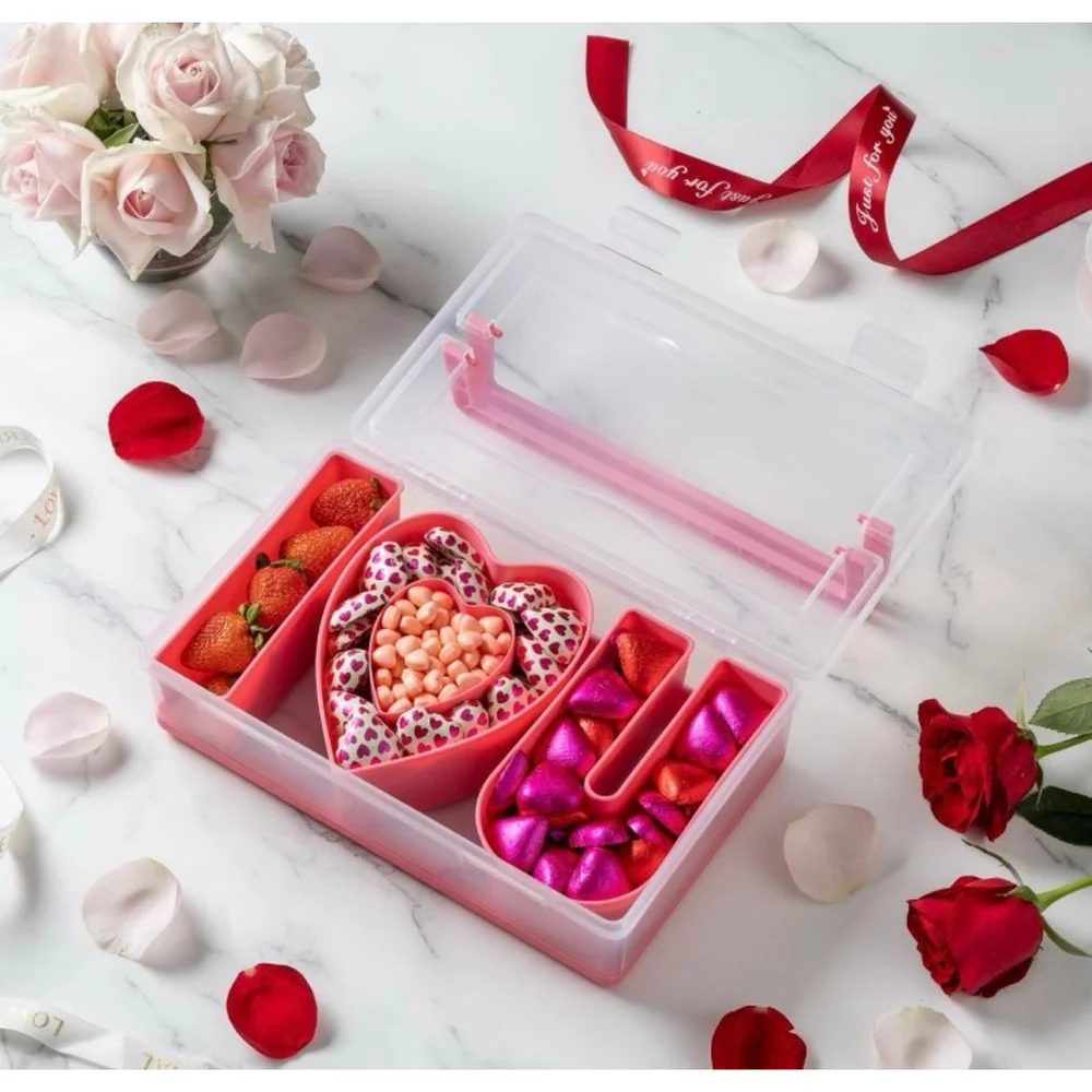 NEW CWC Cook With Color Pink & Clear Snack Box One Size